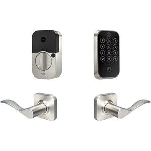 Yale Assure Lock 2 Key-free Touchscreen W/ Wifi And Valdosta Lever Satin Nickel
